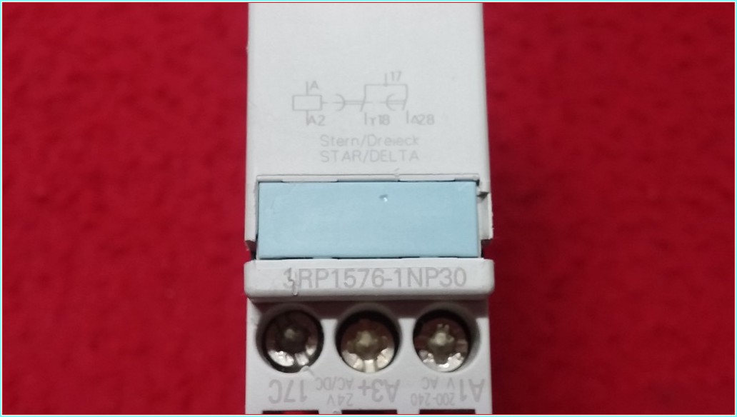 SIEMENS 3RP1576-1NP30 SIMIREL 2 NO KONTAKLI 60SN YILDIZ-ÜÇGEN RÖLESİ
