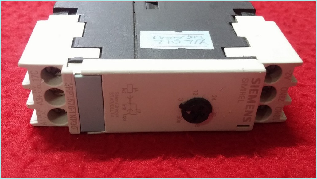 SIEMENS 3RP1576-1NP30 SIMIREL 2 NO KONTAKLI 60SN YILDIZ-ÜÇGEN RÖLESİ