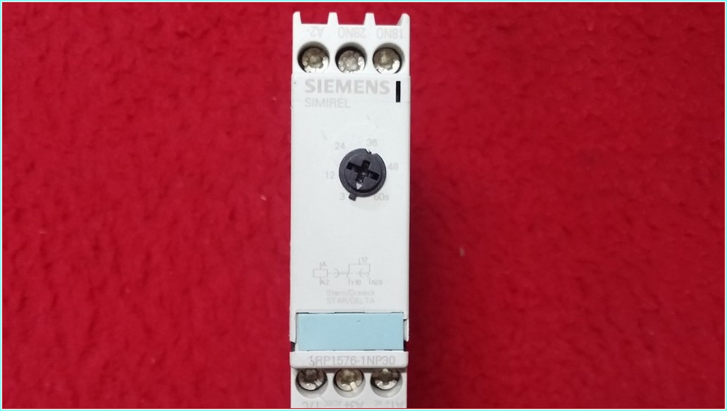 SIEMENS 3RP1576-1NP30 SIMIREL 2 NO KONTAKLI 60SN YILDIZ-ÜÇGEN RÖLESİ