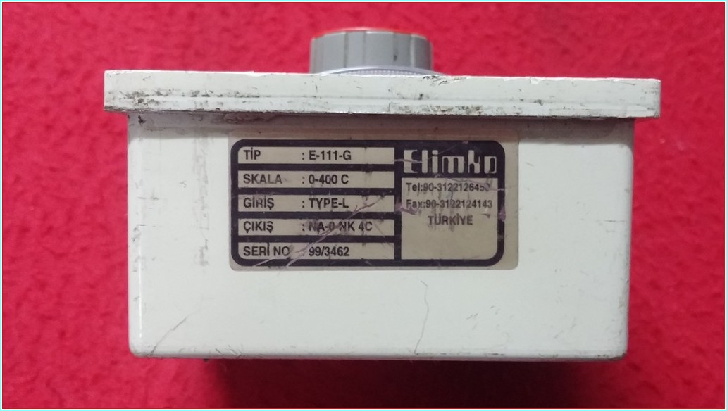 ELİMKO E-111-G ELİMKO 100 TYPE L ISI KONTROL CİHAZI