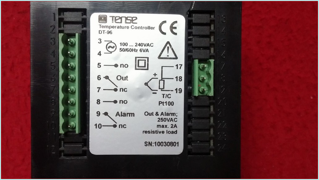 TENSE DT-96 DT-96E TEMPERATURE CONTROLLER 96X96 DİJİTAL TERMOSTAT