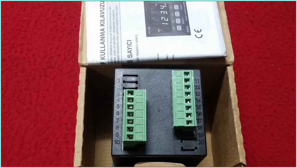 ENDA EC762F-230VAC EC762F EC762 SIFIR KUTULU İLERİ GERİ SAYICI TERMOSTAT