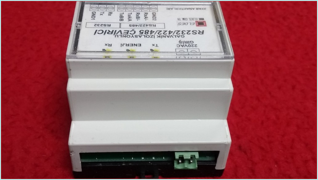 ELDES RS232-422-485 GALVANİZ İZALASYONLU ÇEVİRİCİ