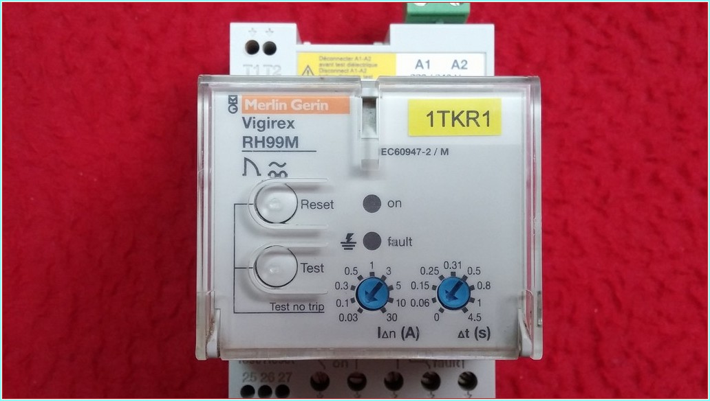 MERLİN GERİN VİGİREX RH99M 0.03-30A TOPRAK SIZINTI RÖLESİ OTOMATİK SIFIRLAMA