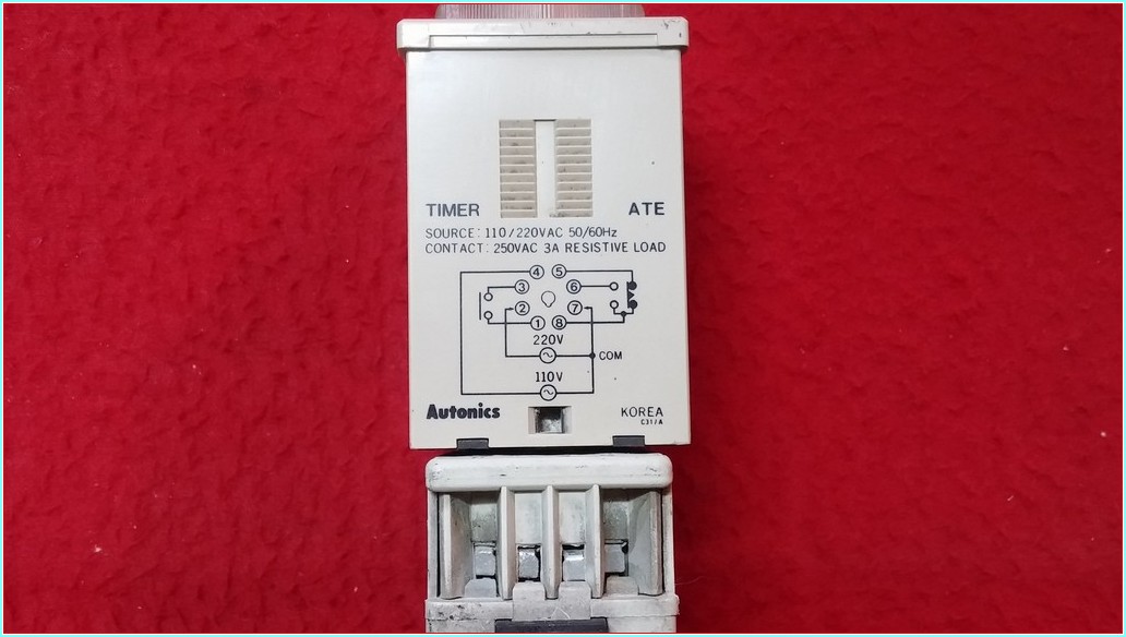 AUTONİCS ATE-10S 110-220VAC 10 SN SABİT ZAMANLI ANALOG ZAMANLAYICI