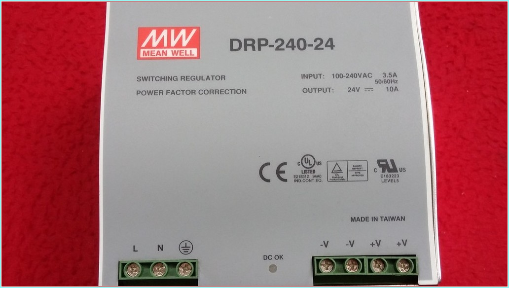 MW DRP-240-24 24VDC 10A GÜÇ KAYNAĞI