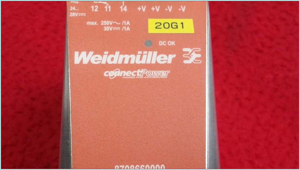 WEİDMÜLLER CP SNT 70W 24V 3A 8708660000 8708660 3A GÜÇ KAYNAĞI