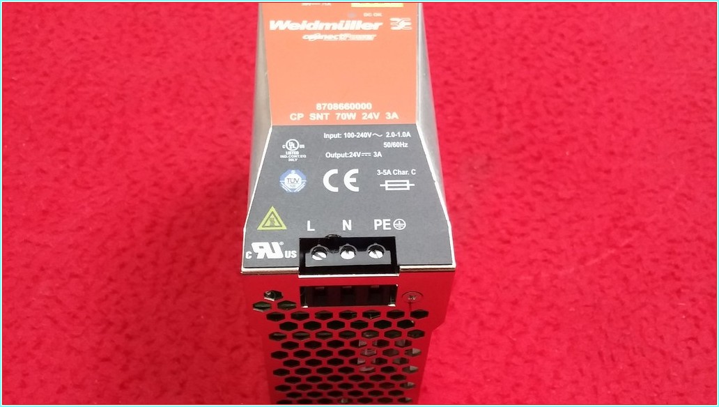 WEİDMÜLLER CP SNT 70W 24V 3A 8708660000 8708660 3A GÜÇ KAYNAĞI