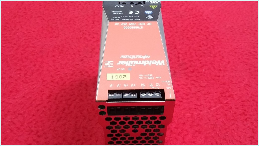 WEİDMÜLLER CP SNT 70W 24V 3A 8708660000 8708660 3A GÜÇ KAYNAĞI