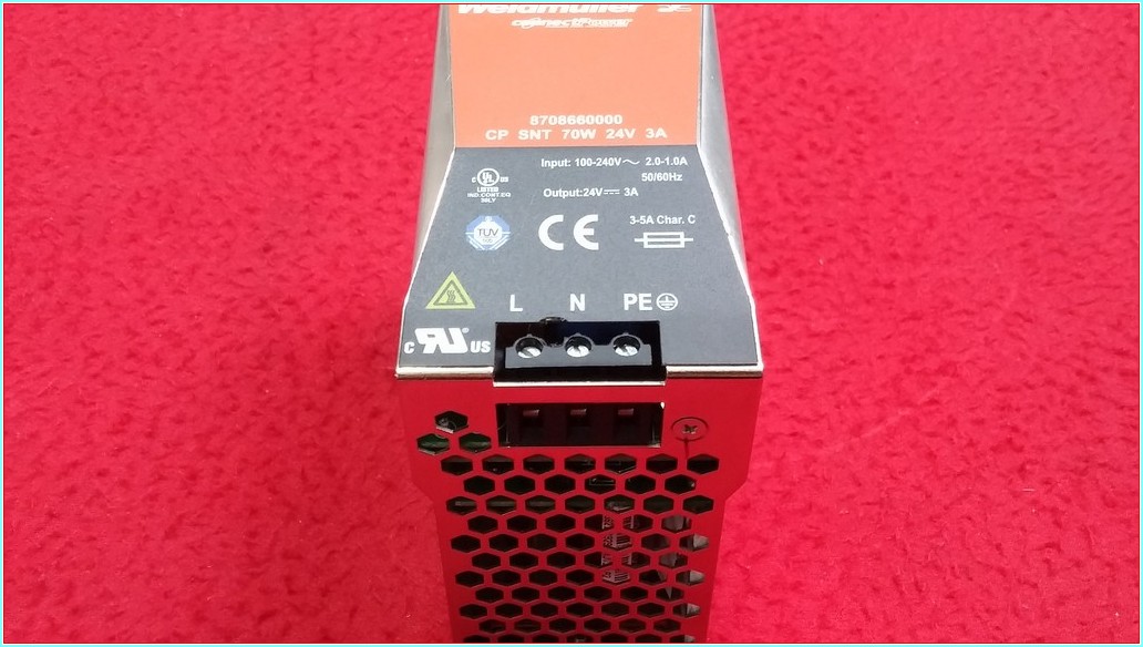 WEİDMÜLLER CP SNT 70W 24V 3A 8708660000 8708660 3A GÜÇ KAYNAĞI