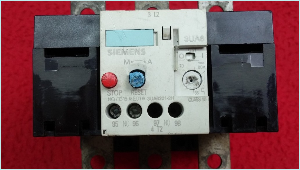 SIEMENS 3UA6201-2H 55-80A TERMİK MOTOR KORUMA