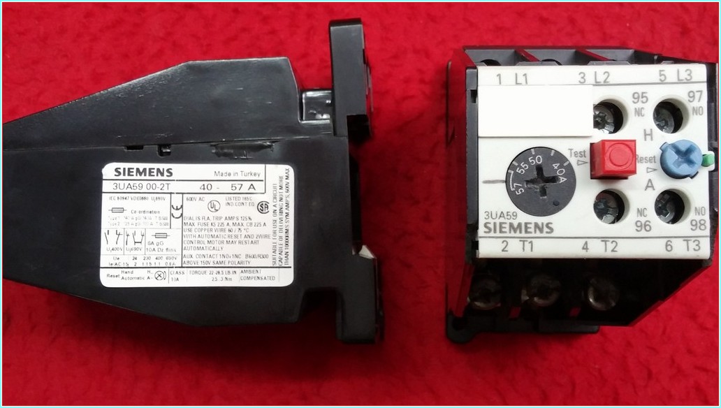 SIEMENS 3UA59 00-2T 40-57A TERMİK MOTOR KORUMA