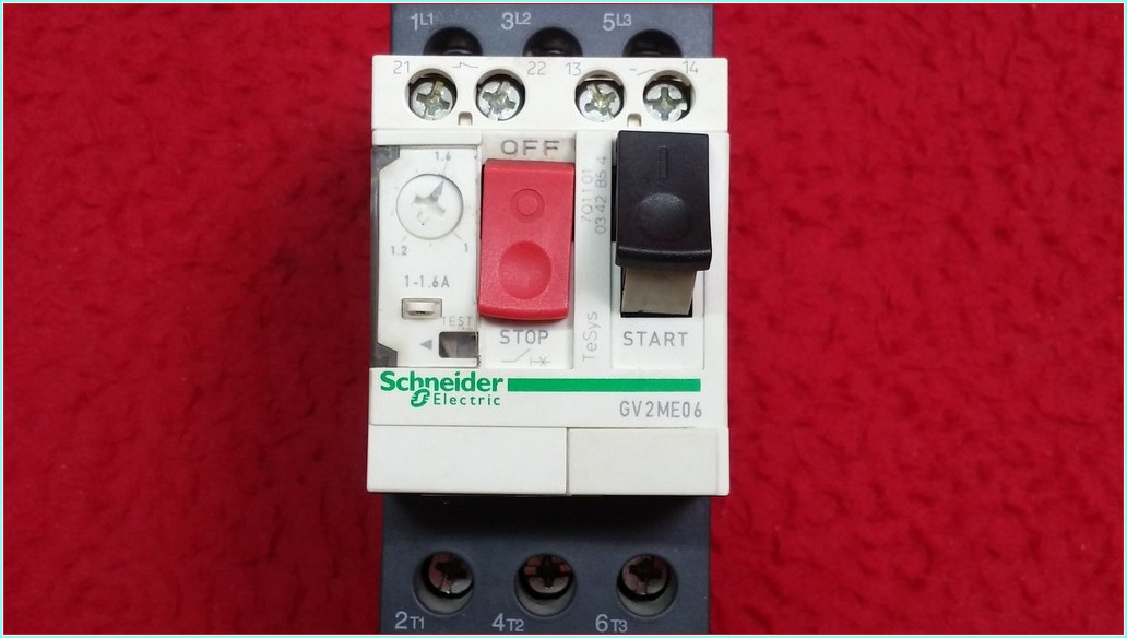 SCHNEİDER GV2ME06 1-1,6A ŞARTEL TİPİ MOTOR KORUMA