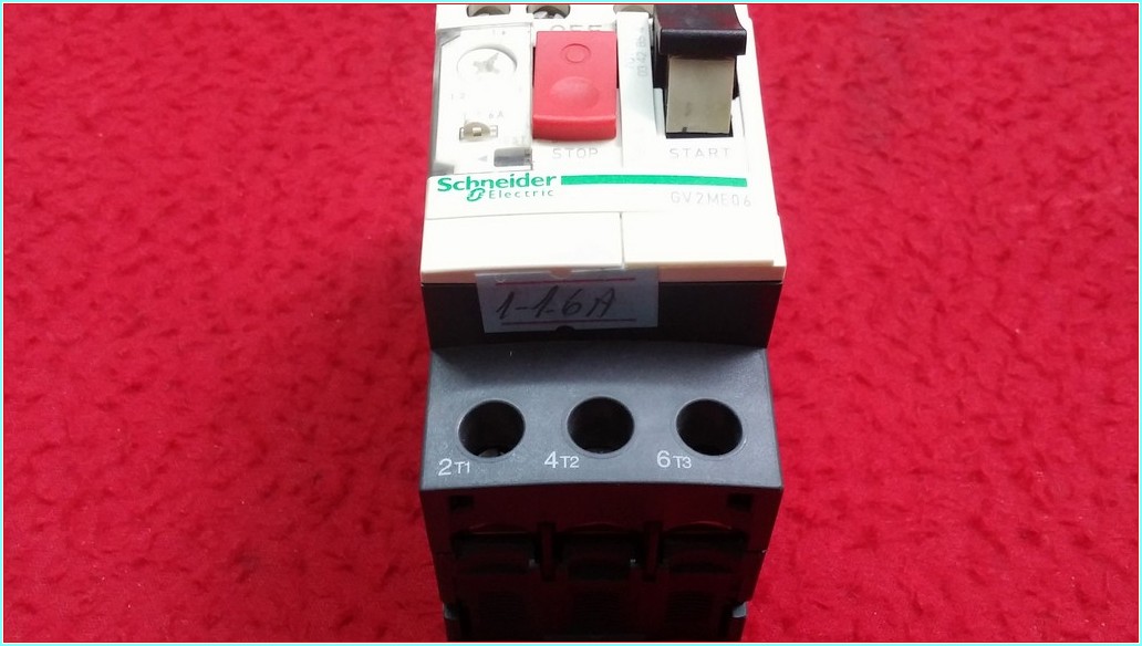 SCHNEİDER GV2ME06 1-1,6A ŞARTEL TİPİ MOTOR KORUMA