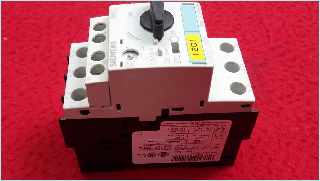 SIEMENS 3RV1021-4BA10 14-20A ŞARTEL TİPİ MOTOR KORUMA