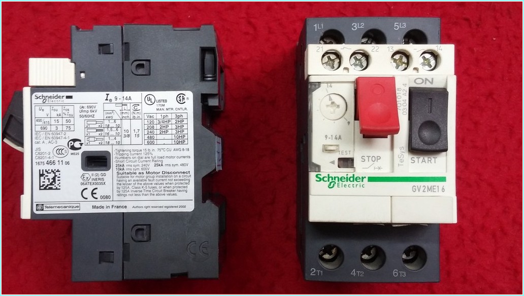 SCHNEİDER GV2ME16 9-14A ŞARTEL TİPİ MOTOR KORUMA