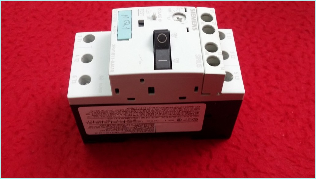 SIEMENS 3RV1011-0JA10 0,7-1A ŞARTEL TİPİ YARDIMCI KONTAKLI MOTOR KORUMA