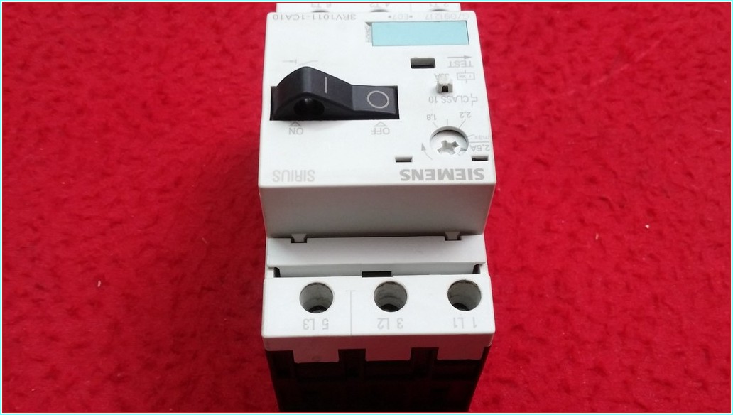 SIEMENS 3RV1011-1CA10 1,8-2,5A ŞARTEL TİPİ MOTOR KORUMA