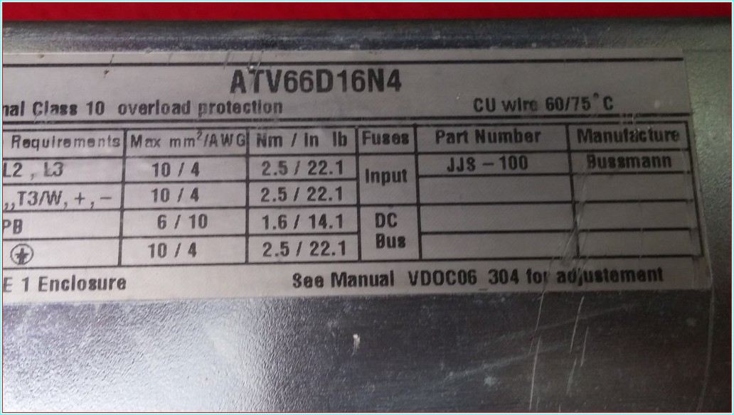 TELEMECANİQUE ATV66D16N4 11-15 KW SÜRÜCÜ INVERTER DRIVER