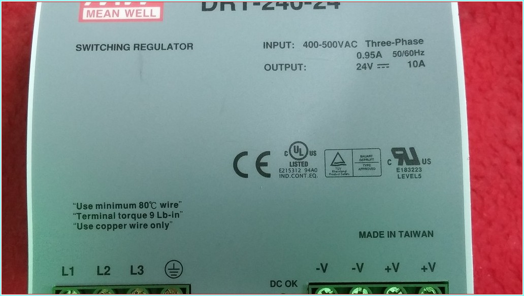 MW DRT-240-24 10A (380V) GÜÇ KAYNAĞI