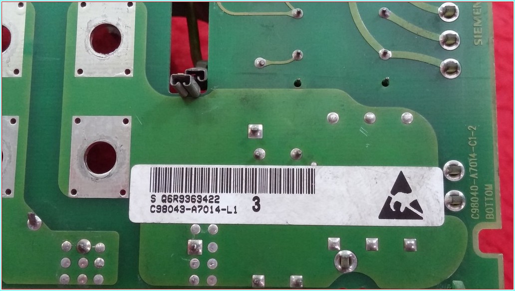 SIEMENS C98043-A7014-L1 DC SÜRÜCÜ ALAN KARTI  GÜÇ KAYNAĞI MODÜLÜ