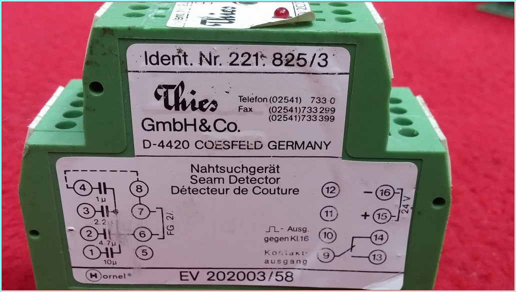 221.825/3 EV202003/58 UEG THİES EV 202003/58 KATI HAL RÖLESİ