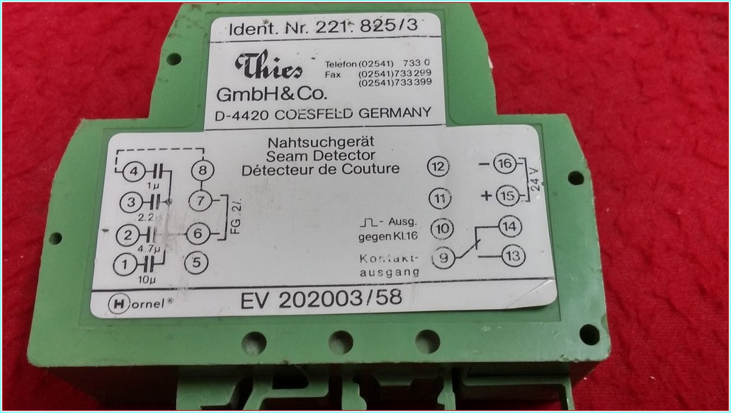 221.825/3 EV202003/58 UEG THİES EV 202003/58 KATI HAL RÖLESİ
