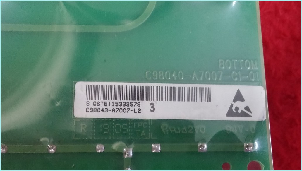 SIEMENS C98043-A7007-L2 3 SIFIR HAREKET KONTROL KARTI