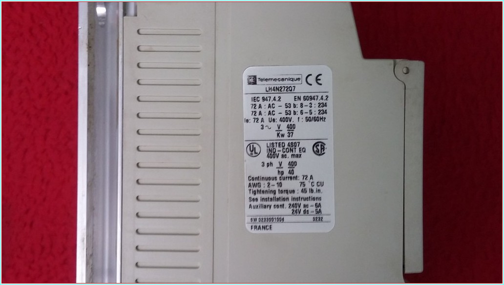 TELEMECANİQUE LH4N272Q7 37 KW SOFT STARTER SOFT STOP YUMUŞAK YOL VERME