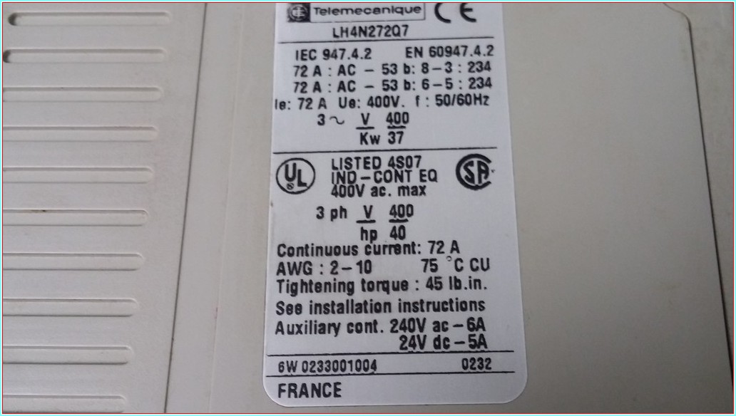 TELEMECANİQUE LH4N272Q7 37 KW SOFT STARTER SOFT STOP YUMUŞAK YOL VERME