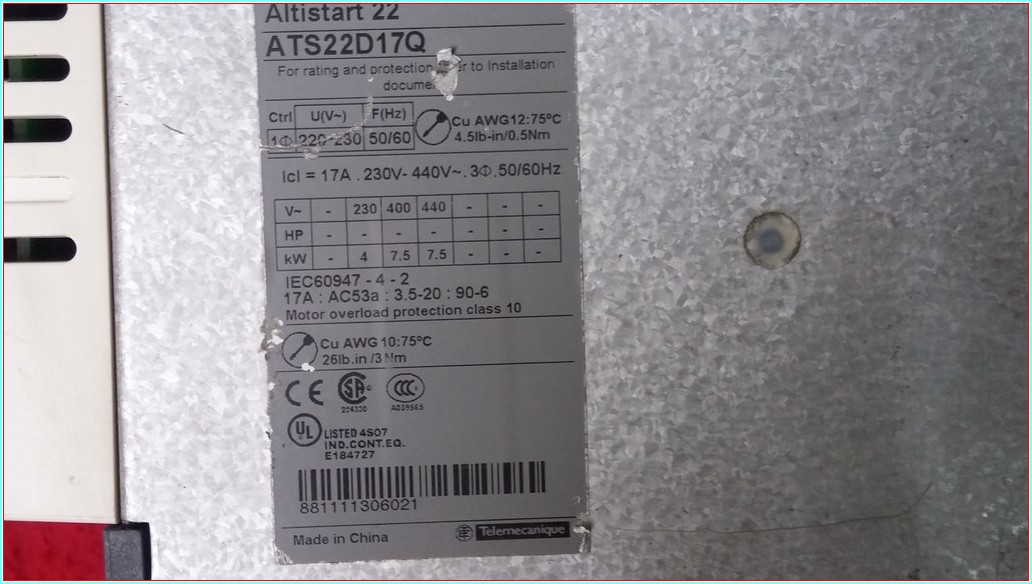 ATS22D17Q SCHNEİDER 
