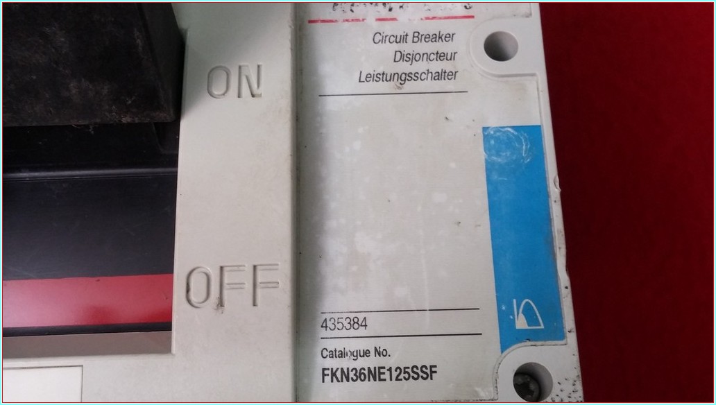 GE FKN36NE125SSF 1250A TMŞ 1250 A DEVRE KESİCİ ŞALTER