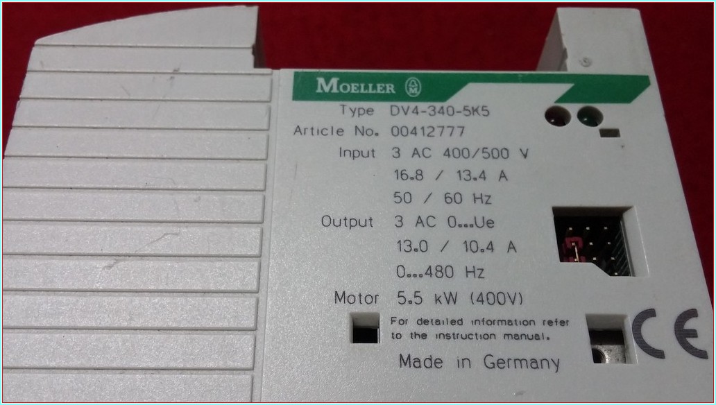 MOELLER DV4-340-5K5 5,5 KW SERVO SÜRÜCÜ