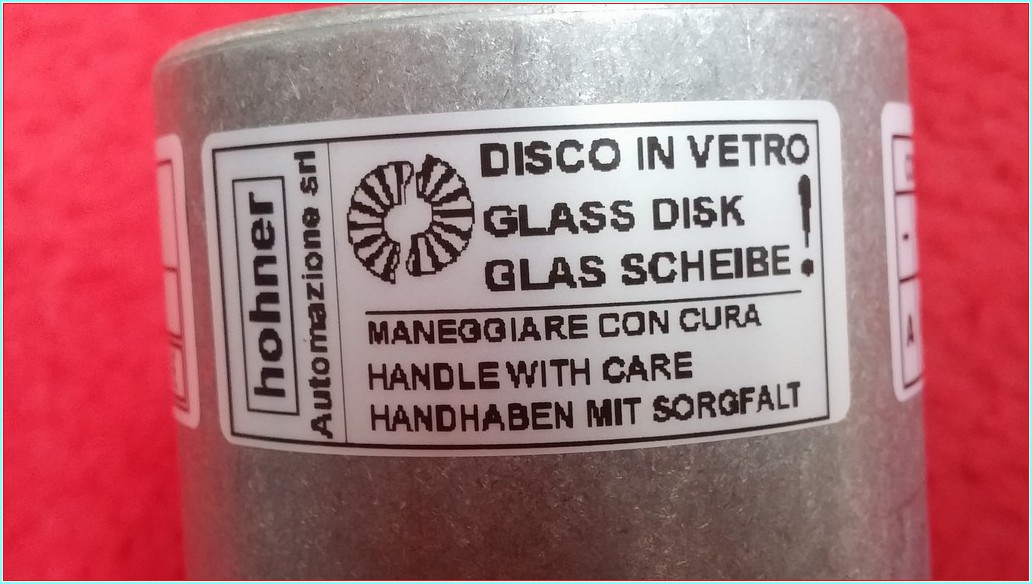 HOHNER AUTOMAZİONE H17570-9000 2615 DISCO IN VETRO GLASS DISK ENCODER