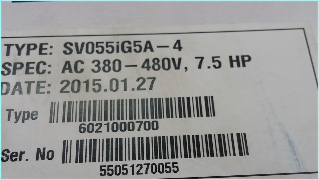 LS SV055İG5A-4 5,5KW SIFIR KUTULU SÜRÜCÜ INVERTER 5.5 KW DRIVER