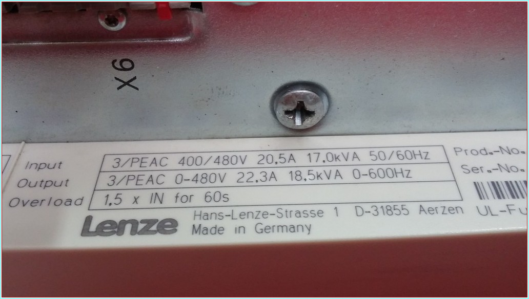 LENZE EVF9326-EV 18,5KVA 22,3A SERVO SÜRÜCÜ
