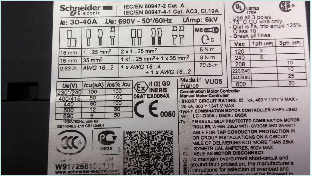 GV3P40 GV3P40 SCHNEİDER