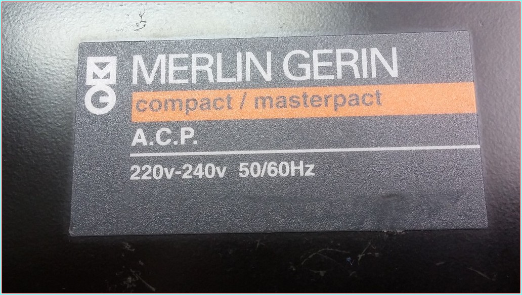 MERLİN GERİN COMPACT MASTERPACT NS INTERFACE PLATE ACP TRANSFER EKİPMANI