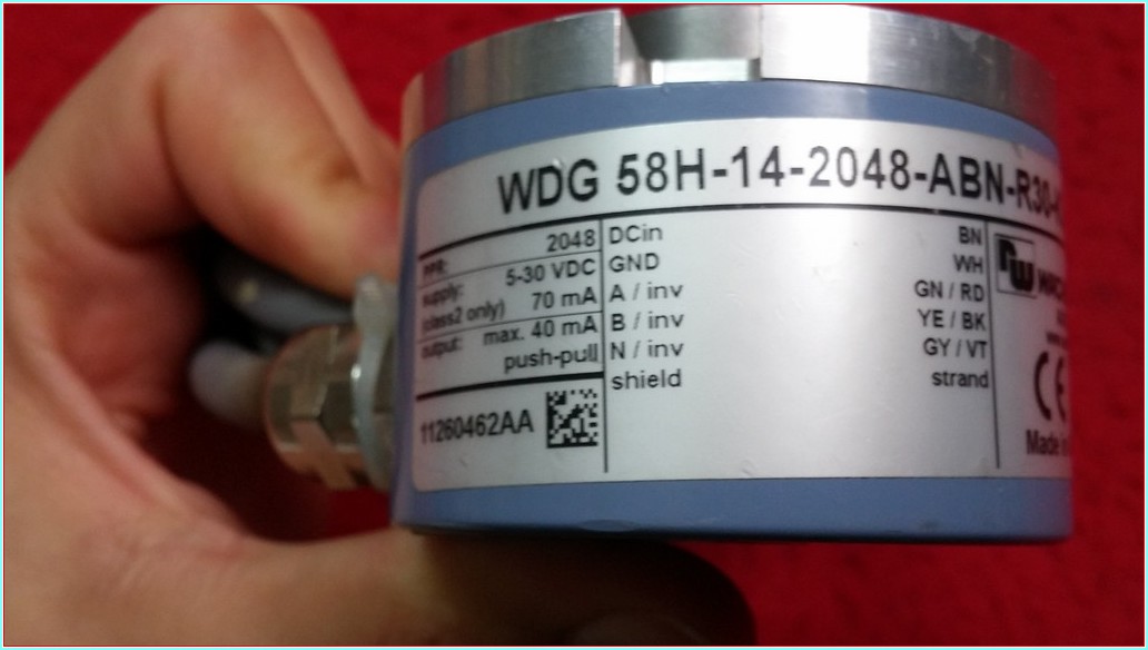 WACHENDORFF WDG 58H-14-2048-ABN-R30-K3 PPR 2048 ENCODER
