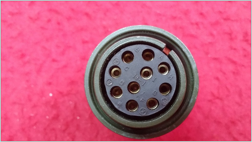 AMPHENOL MS3106A-18-1S-622 1129 SIFIR KUTULU KONNEKTÖR