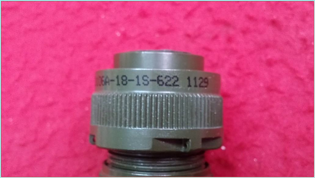 AMPHENOL MS3106A-18-1S-622 1129 SIFIR KUTULU KONNEKTÖR