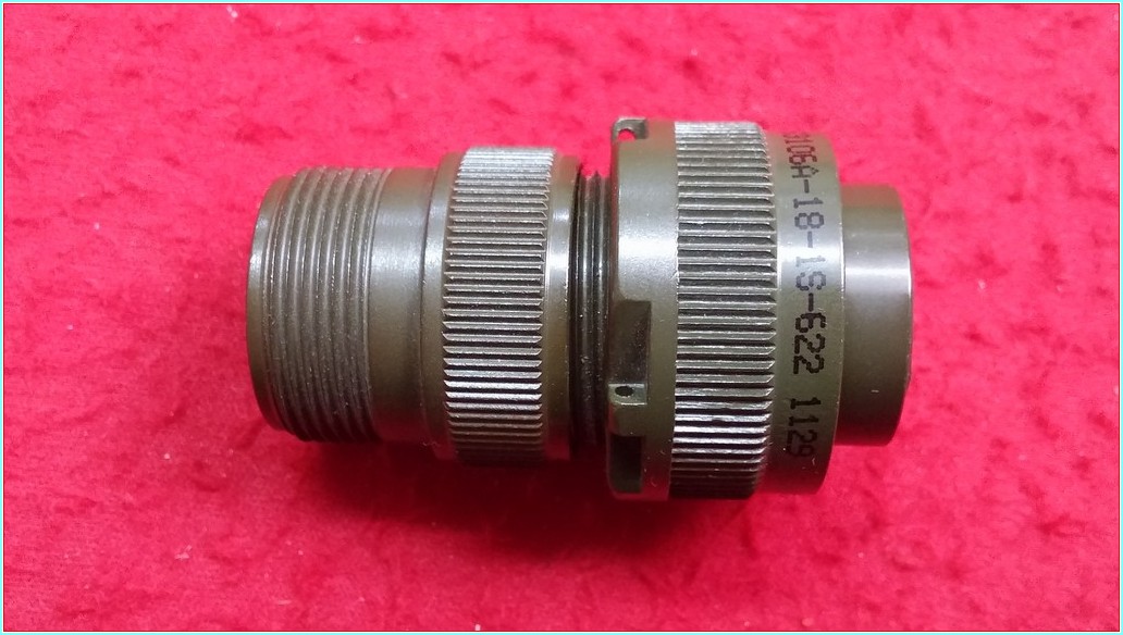 AMPHENOL MS3106A-18-1S-622 1129 SIFIR KUTULU KONNEKTÖR