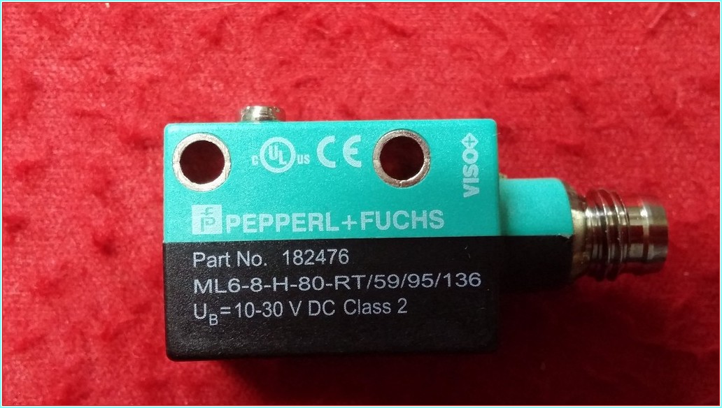 PEPPERL FUCHS ML6-8-H-80-RT/59/95/136 SIFIR KUTULU FOTOELEKTRİK SENSÖRÜ