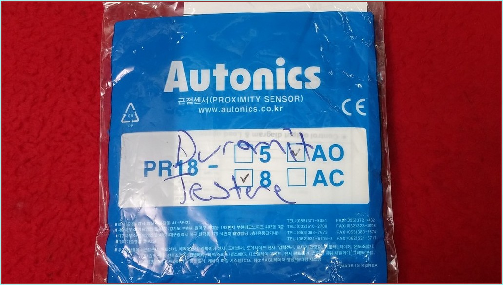 AUTONİCS PR18-8AO SIFIR KUTULU SİLİNDİR GÖVDELİ ENDÜKTİF SENSÖR