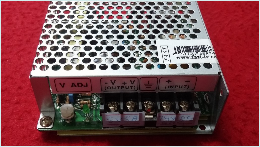 MW SD-25B-5 -5V 5A INPUT DC24 19-36V GÜÇ KAYNAĞI 5 AMPER POWER SUPPLY