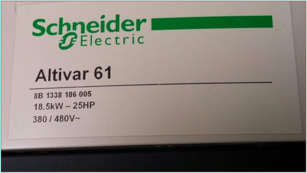 SCHNEİDER ATV61HD18N4 18,5 KW-25 HP SÜRÜCÜ ATV61 18,5 KW INVERTER DRIVE