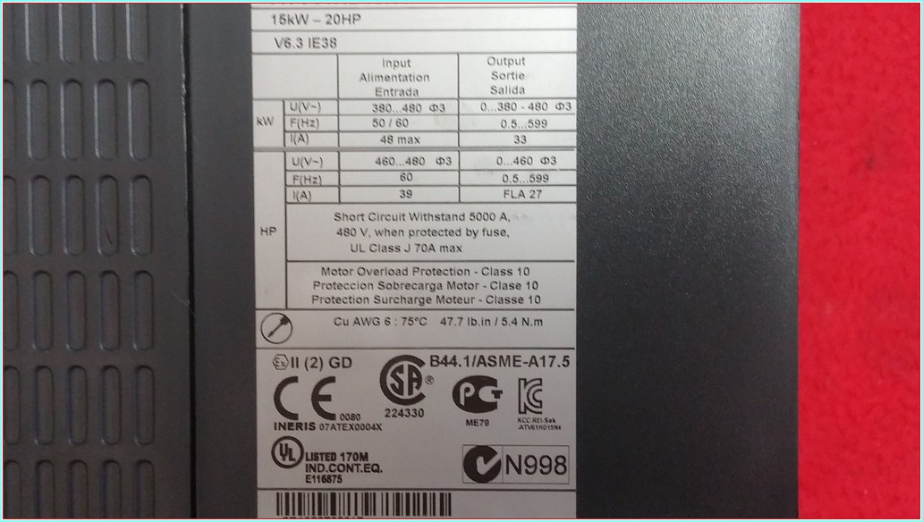 SCHNEİDER ATV61HD15N4 ATV61HD15N4Z 15 KW-20 HP SÜRÜCÜ 15KW INVERTER