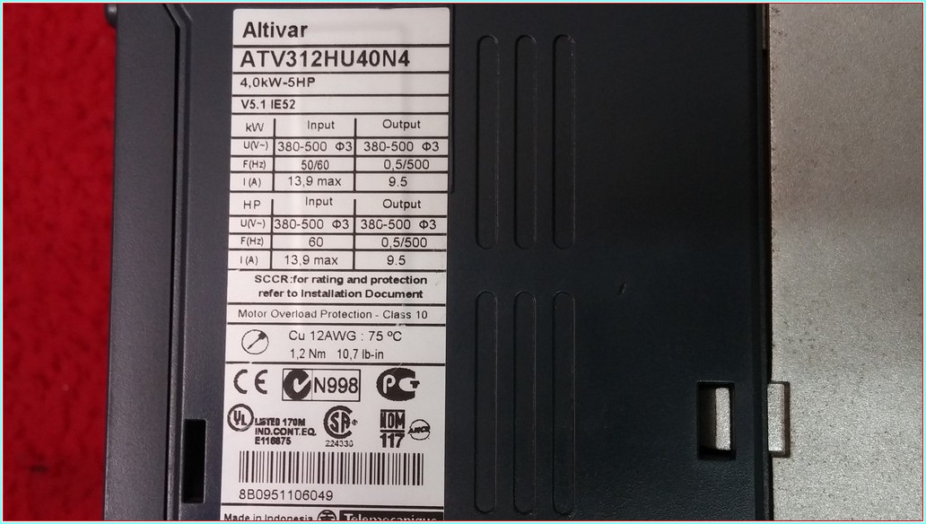 ATV312HU40N4 SCHNEİDER 