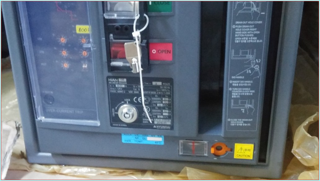 HYUNDAİ HİAN08 800A ÇEKMECELİ TİP SIFIR SANDIKTA MASTERPACT