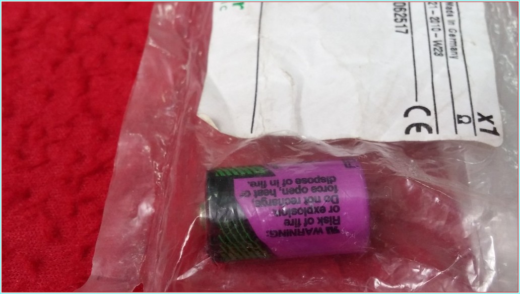 SCHNEİDER TSXPLP01 BATTERY FOR TSX37 SIFIR KUTULU DAHİLİ RAM HAFIZA YEDEKLEMESİ İÇİN PİL